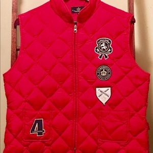 Woman's L'Argentina Polo Team Down Filled Gilet XL